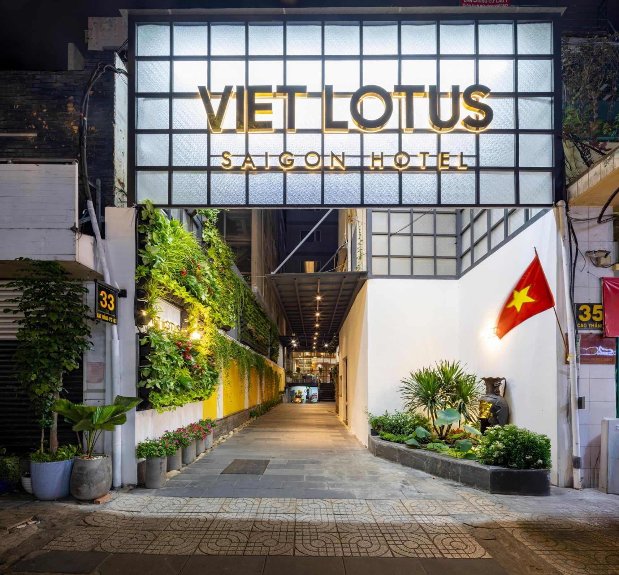 Viet Lotus Saigon Hotel Ho Si Minh-város Kültér fotó